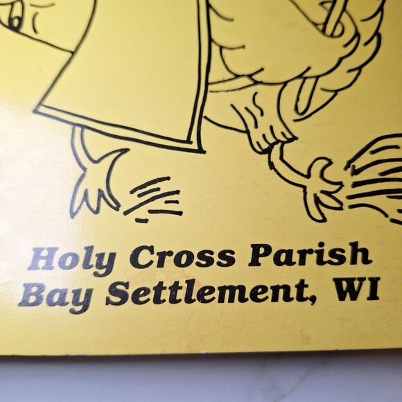 Bay Settlement Wisconsin Parish Cook Book Recipes Scratch Holy Cross Vintage 80s - Picture 2 of 12
